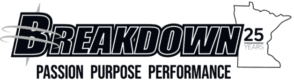 Breakdown. 25 years. Passion, purpose, performance.